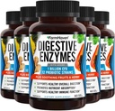 FarmHaven Digestive Enzymes with 18 Probiotics & Herb | Papaya, Bromelain, Protease & Lactose Absorption & Better Digestion| 블로팅, 가스, 변비에 도움이 됩니다 | 채식, 300 캡슐