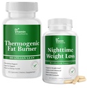 DR VITAMIN SOLUTIONS Thermogenic Fat Burner & Nighttime Weight Loss Pills for Women, Waist Trimmer & Supplements for Bloating for Women & Men, 120 Capsules