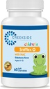 Creekside Naturals Snifflex, Children 's Sinus & Respirační podpora, Elderberry pro imunitní zdraví, Pediatr Procested with NAC, Quercetin & Bromelain, Nulový cukr, Vegan, 60 Soft Chewables
