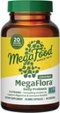 MegaFood MegaFlora Probiotic - Probiotikai moterims Digestic Health - Imuninė parama Priedas - 20 Billion KSV - 14 Trans - Ne GMO - Vegetarian - 90 Mini kapsulės (90 Paslaugos)