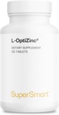 SuperSmart - L- OptiZink 30mg per dag (Patenteret og højbiotilgængelig) - Zinkmethionin supplement - Natural Sweet Taste