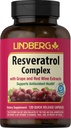 Lindberg Resveratrol Supplements 124; 120 Kapseler 124; Kompleks med Grape Seed og rød vin Extract 124; Non- GMO, Gluten Free