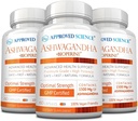 Onartutako Zientzia Ashwagandha 1500mg Bioperine® eta Ginger- Boost Mood & Energy - 60 Vegan Friendly kapsulak (3 botila)