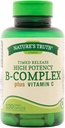 La verità della natura B-Complex Plus Vitamina C Tempo rilasciato, 100 Conte (Pack of 3)