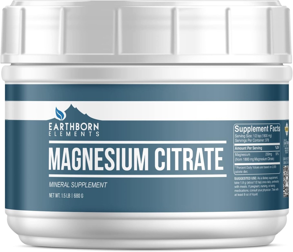 Elements Elements Magnesium Citate (1.5 Ib), Oral Supplement, no Aditives หรือ players