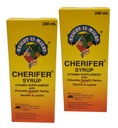 2 Cherifer Syrup Chlorella Growth Factor, Taurine & Lysine 240ml Each