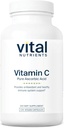 Vital Nutrients Vitamin C 1000mg (100% Pure Ascorbic Acid) | Immune Support və Iron Absoreksiya üçün Vegan Antioksik dəstək * | Gluten, Süt və Soy Pulsuz