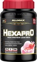 ALLMAX HEXAPRO, Fragola - 2 lb - 25 Grammi di Proteine Per Serving - 8-Hour Sostenuta Release - Zero Sugar - 21 Serve