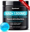 NAD+ s Trans-resveratrol, rdeče vino, Quercetin & Vitamin C – Podpira celično Wellness & zdravo staranje-150 Kapsule- Izdelano v ZDA
