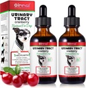 Tratamiento de UTI de perros - Tratamientos de Infección de Tracto urinario, Suplemento de Apoyo de Riñón+Bladder, Extracto de Arándano Natural para Perros, apoya la salud urinaria y digestiva (2 Fl Oz (Pack of 2))
