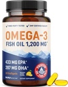 Trojna moč Omega 3 ribje olje 1200 mg 
