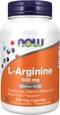 ملحقات الأغذية الحالية، L-Arginine 500 ملغم، نيكولاس أوكسيد*، أمينو أسيد، 250 فيغ كابسوليس