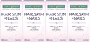 Natura's Bounty Hair, Skin and Nails Caplets 60 ea (Pachet de 4)