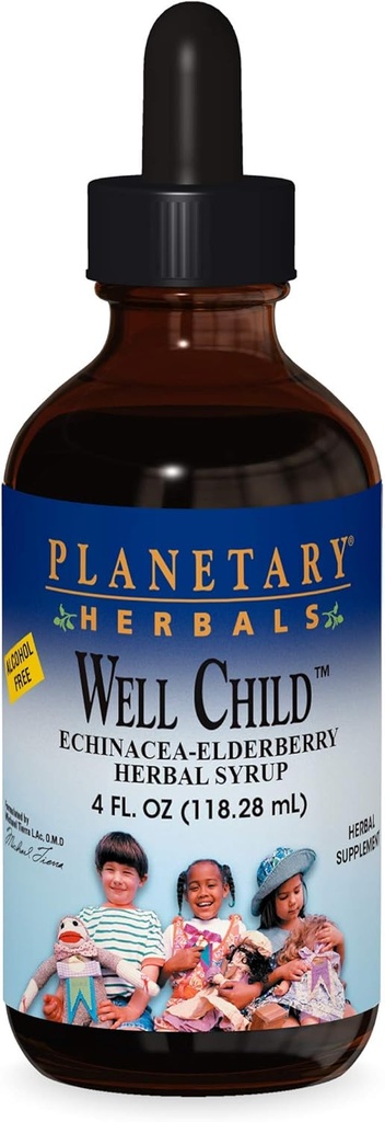 Ervas Planetárias Echinacea-Elderberry Syrup , 4 fl oz (128,28 ml)