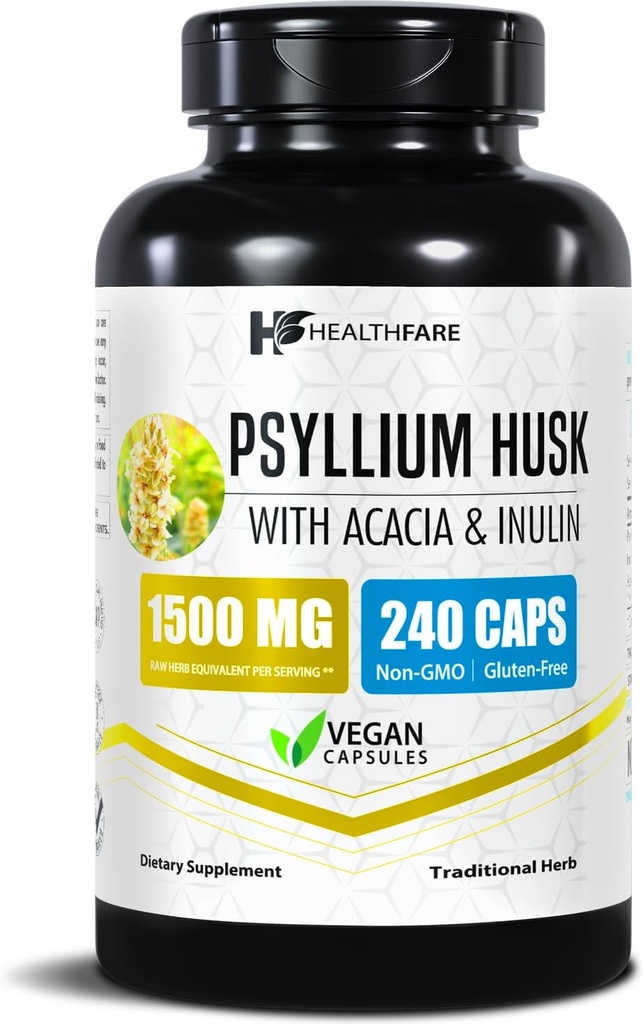 Healthfare Psyllium Husk Fiber 1500mg