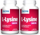 Jarrow Formulas L-Lysine, Assists in Protein Metabolism, 500 Mg, 100 Count (Pack of 2)