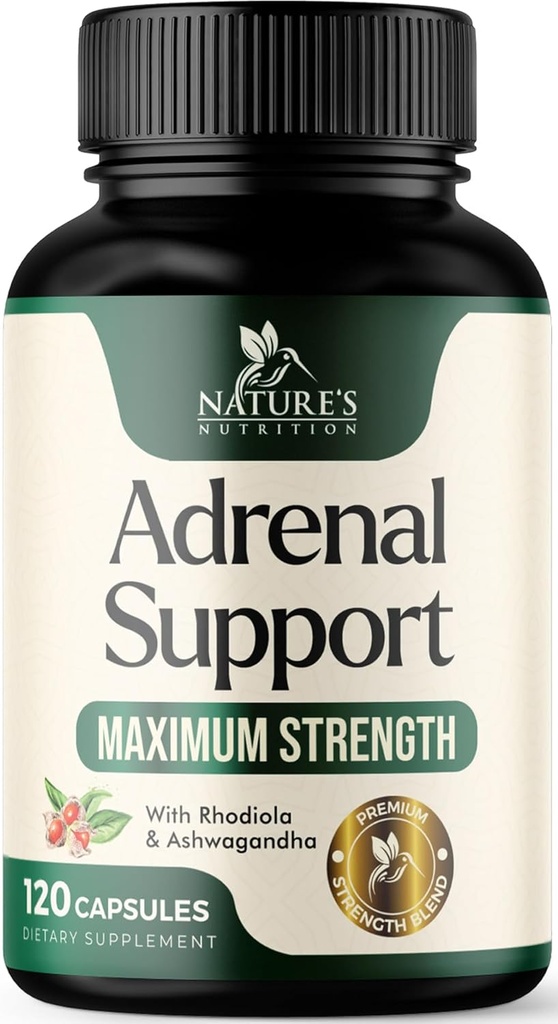 Adrenal Support Supplements Cortex Complex, Best Energy Supplement, Supports Cortisol Health & Energy Levels, Daily Ashwagandha for Women & Men, Supports Adrenal Fatigue & Immune System, 120 Capsules
