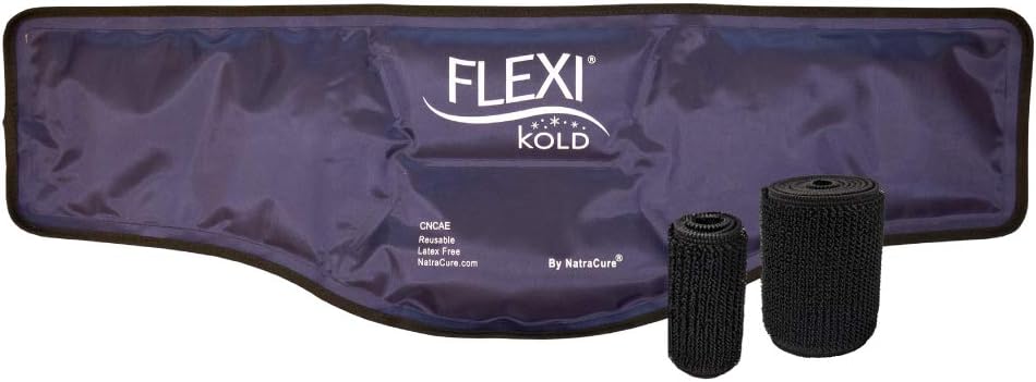 FlexiKold Neck Gel Cold Pack cu benzi
