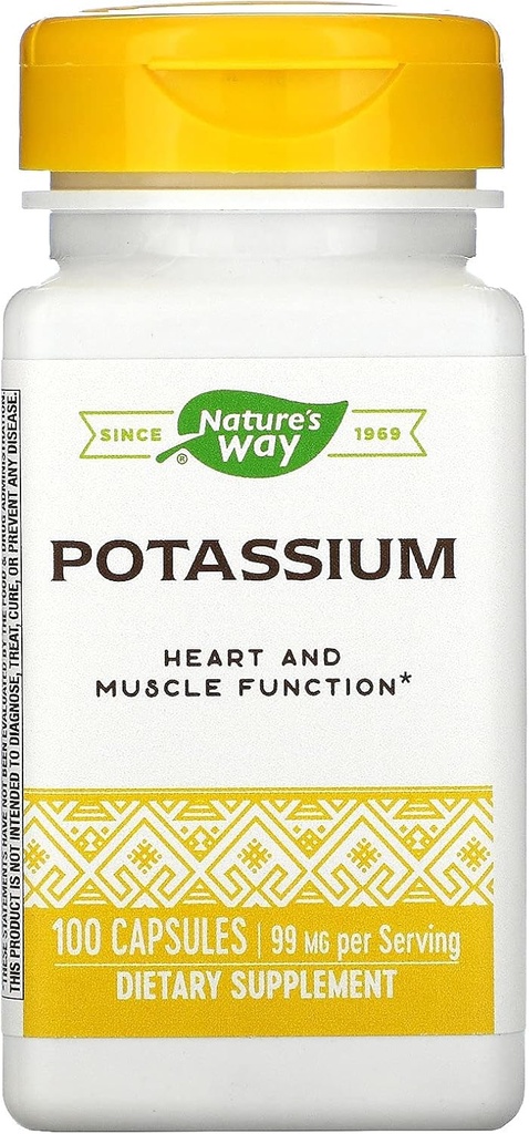 Nature's Way Potassium Complex 100 Caps