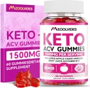 Keto ACV Gummy - Jablkový Cider Ocot s B6 & B12, Vegan, Želatína-Free, Keto Podpora, Detox Čistenie, Non-GMO, pre mužov a ženy, 60 Počet