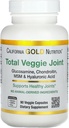 Kalifornia Gold Nutrition Kasvissyöjä Glukosamiini, Chondroitin, Hyaluronihappo, MSM, Total Veggie Joint & Bone Support Formula, Non GMO, No Soy, Gluteenittomat, 90 kasviskapselit