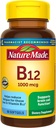 Nature Made Vitamin B12 1000 mcg, Energy Metabolism Support üçün Dietary Supplement, 90 Softgels, 90 Day Supply