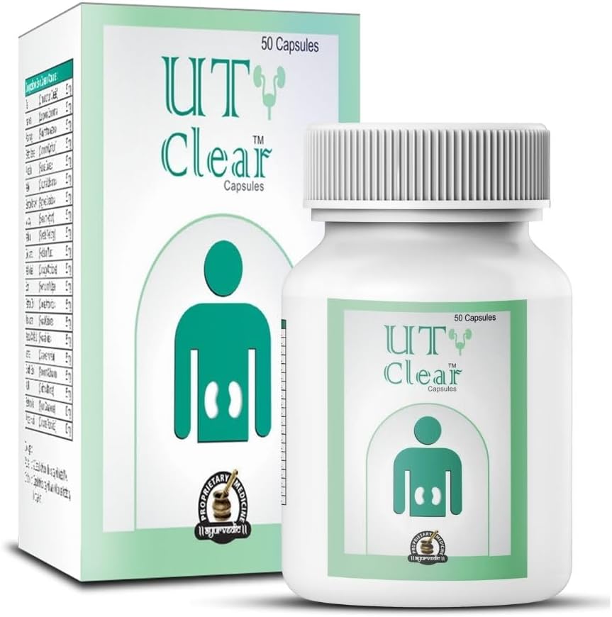 UT Clear Capsule Best Product for Nyre Rensning til afgiftning Nyrer 4 pakker med 50 kapsler