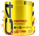 Cellucor C4 Ripped Pre Antrenament Praf de fructe Punch - Creatină gratuit + Zahăr gratuit Preworkout Suplimentul de energie pentru bărbați și femei - 150mg Cafeina + Beta Alanine + pierdere în greutate - 30 Serviri