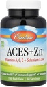 Carlson - ACES + Zn, 비타민 A, C, E + 셀렌 & 아연, 세포 건강 & 면역 지원, 산화 방지제, 120 Softgels