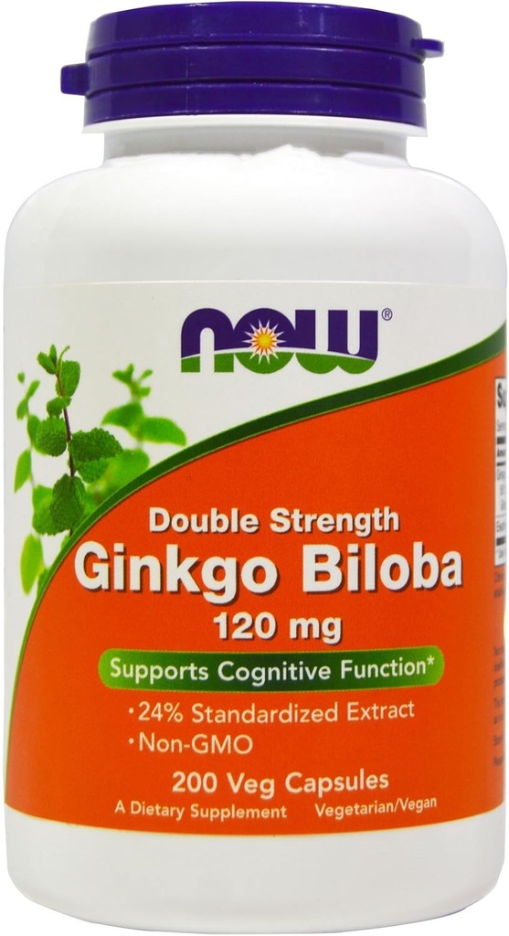 Ginkgo Biloba 120mmg 200 VegiCaps (Pack of 2)
