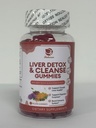 Lukaree Liver Cleanse Detox & Tamir Gummies - Süt Butle Silymarin, Dandelion, Artichoke Extract & Elderberry - No Sugar, Raspberry Flavor - 180 Count