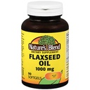 Nature's Blend Flaxseed Oil 1000mg Gelcaps 90 Ct