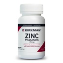 Kirkman – Zinc Picolinate 25 mg - Hypoallergenic – 150 Vegetarian Capsules – Gluten Free – Casein Free – Minerals
