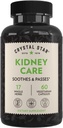 Crystal Star Kidney Care (60 cápsulas) - Suplemento de herba para limpeza de Kidney, Detox & Support - raíz de pedra, raíz gravel e raíz Hydrangea - non-GMO