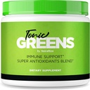NutraRize Tonic Greens, Всеприродне доповнення в банку для підтримки імунітету, Смачний спосіб Detox Тіло, Тонізуючий зелений порошок для здоров'я та благополуччя Відгуки (30 сервірування)