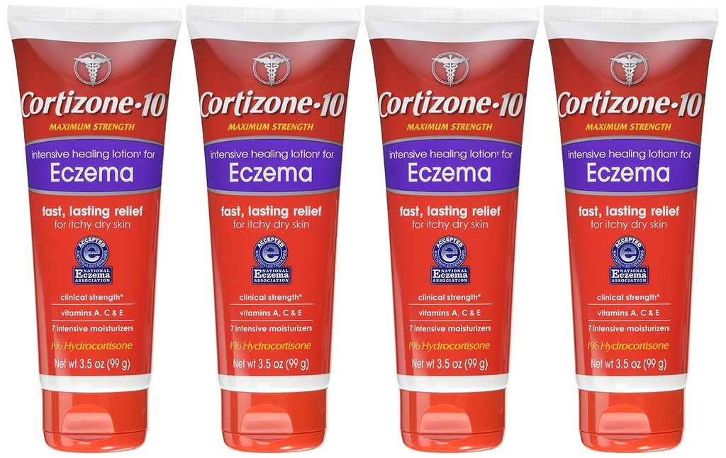 Cortizone 10 Hetenive Healing Eczema Loion 3. 5 Oz (4 paquet)