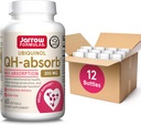 Jarrow Formules QH-Absorb, 200 mg, Ubichinol Dieetsupplement voor gezonde cardiovasculaire functie, 60 Softgels, 60 Day Supply(PACK OF12)
