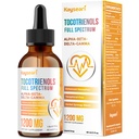 Full Spectrum of Tocotrienols Supplement 1200mg- Tocotrienol Vitamin E Liquid,Tocopherol-Free - Superior Antioxidant Blend - Higher Absorption - 2 fl oz,30 Servings