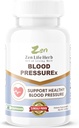 ZEN LIFE HERB Blood PressuRex - Supplément de soutien de la pression artérielle pour la santé cardiaque-Support de la pression artérielle et de la circoncision saine Naturellement Ginseng Plus Blend 100% pur à base de plantes (60 capsules)