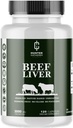 Grass Fed Desicated Beef Liver Capsules 124; 120 Count 124; 3.000 mg per Serving 124; 30 Servings