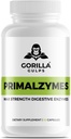Gorilla Gulps - Primalzymes - Max Strength Digestive Enzymes, 60 Veggie kapszula