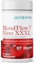 Juvenon BloodFlow-7 Nitric Oxide 配硝基西辛-改进最大吸收的公式 - 循环促进器,血压,胆固醇支持(180个计数(一包))