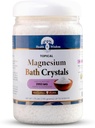 Health and Wise Magnesium Bath Crystals - Bath Salts with High Concentration & Enhanced Absorction for Muscle & Joint Sea Relief - Dead Sea Sourced - Unscented - 1.75 lbs - hingga 14 Uses