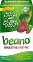Beano Digestive Enzyme, Preventive Gas Relief for Suaugusiesiems, Padeda užkirsti kelią dujų ir dujų išsipūtimui, 150 tablečių