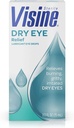 Visine Dry Eye Relief Lubricant Očné kvapky s polyetylénovým Glycol 400 na hydratáciu a upokojenie podráždené, Gritty a suché oči, Určené na prácu ako skutočné slzy, 0,5 fl. oz
