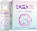 SAGA Organic Lactation Shots ) Breast Milk supplement with Adaptogens – Fenugreek " Milk Thistle ) High Bioavailability " Fast Onset ) Boosts Daily Milk Supply ) Orange Mimosa 2oz Shots (6-Pack)