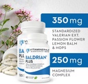 Vitaminerals 33+ Baldrian® Plus Natural Relaxing Support Standardized Valerian Extract (60)