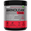 AminoLean MAX Natural Pre Workout - Intense Energy, Massive Pumps, Laser Focus with Natural Caffeine, Nitric Oxide, Beta Alanine, BCAAs, Nootropics, 25 Serv