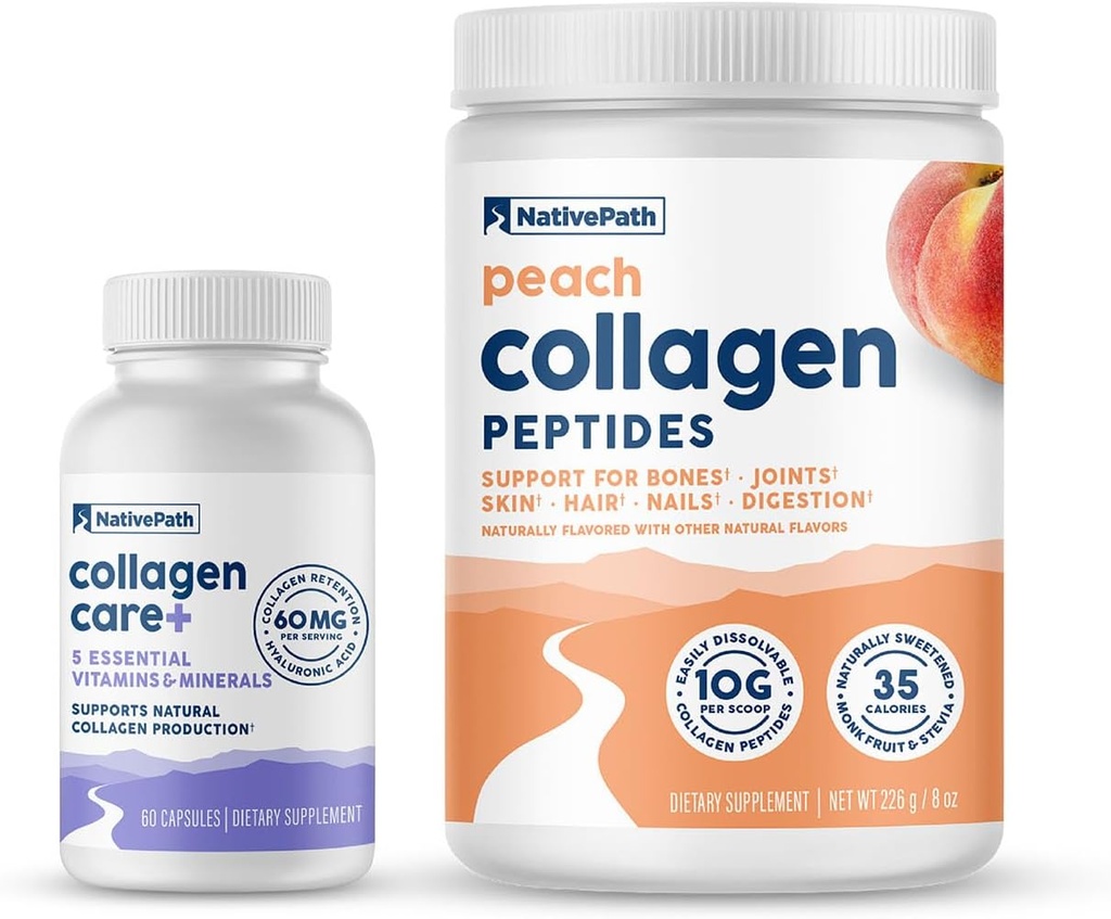 NativePath Collagen Duos - virsiku kollageen, kollageen Care+