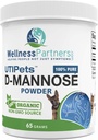UTI Pets Pure D-Mannose Non-GMO Organically Sourced Powder 65gram jar